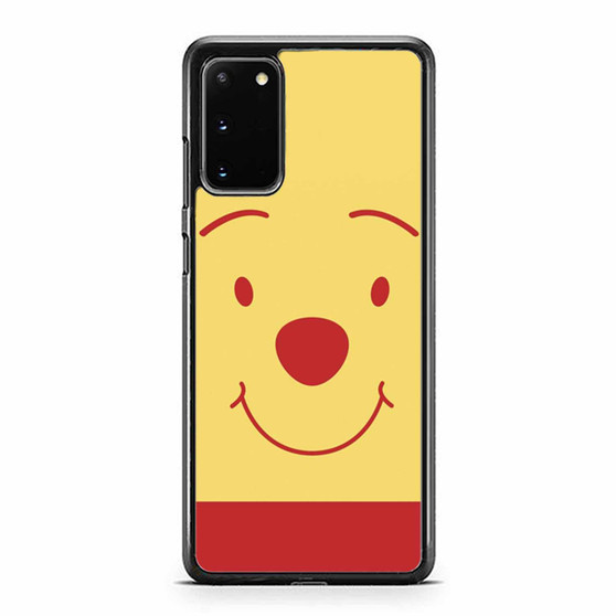 Cartoon Winnie The Pooh Face Samsung Galaxy S20 / S20 Fe / S20 Plus / S20 Ultra Case Cover