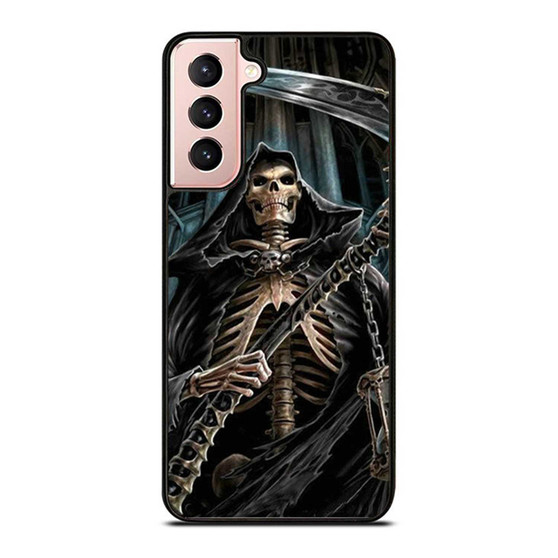 Skull And Grim Reaper Grim Reaper Skull Skeleton Samsung Galaxy S21 / S21 Plus / S21 Ultra Case Cover