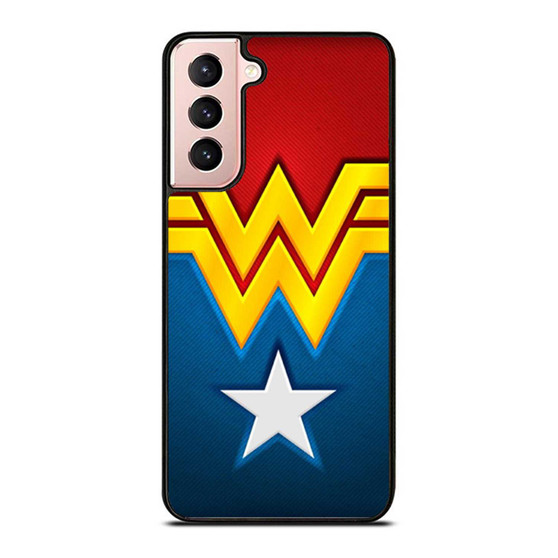 Silhouette Wonder Woman Samsung Galaxy S21 / S21 Plus / S21 Ultra Case Cover
