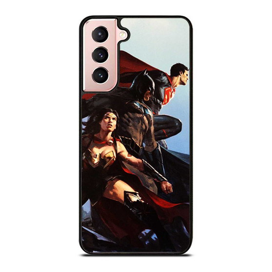 Justice League Batman Superman And Wonder Woman Samsung Galaxy S21 / S21 Plus / S21 Ultra Case Cover