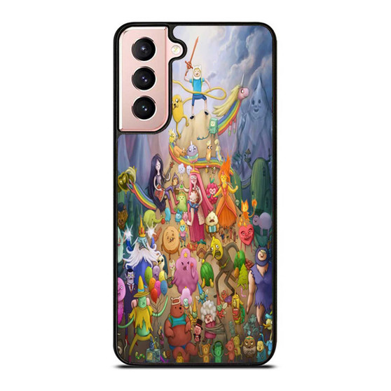 Adventure Time Cartoon Paint Art Samsung Galaxy S21 / S21 Plus / S21 Ultra Case Cover