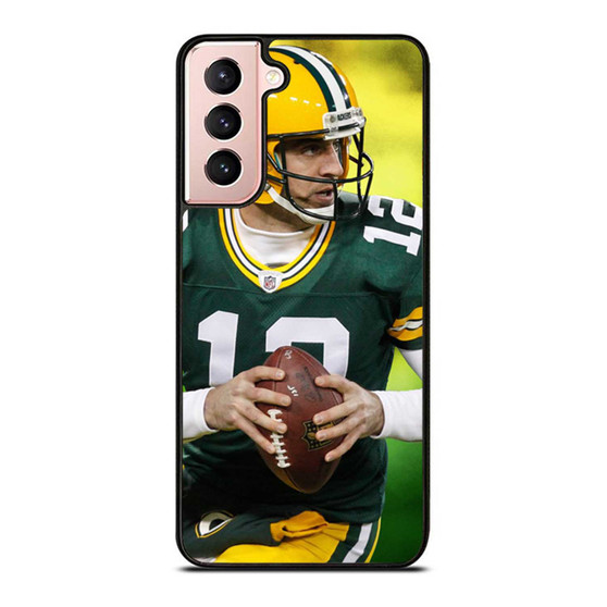 Aaron Rodgers Green Bay Packers Quarterback Samsung Galaxy S21 / S21 Plus / S21 Ultra Case Cover