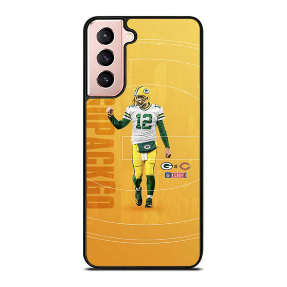 Aaron Rodgers Go Pack Go Samsung Galaxy S21 / S21 Plus / S21 Ultra Case Cover