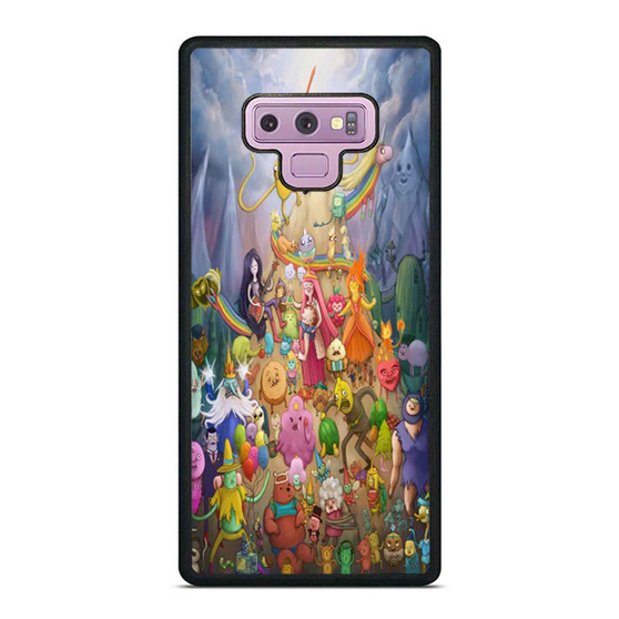 Adventure Time Cartoon Paint Art Samsung Galaxy Note 9 Case Cover
