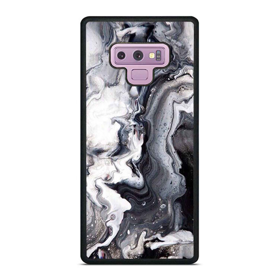 Abstract Water Paint Grey Samsung Galaxy Note 9 Case Cover