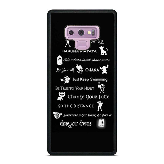 11 Best Disney Lessons Samsung Galaxy Note 9 Case Cover