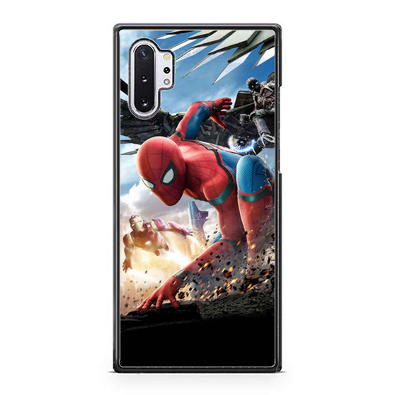 Spiderman Homecoming Iron Man Cover Movie Samsung Galaxy Note 10 / Note 10 Plus Case Cover