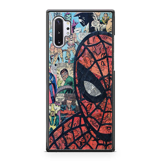 Spider Man Comic Book Collage Samsung Galaxy Note 10 / Note 10 Plus Case Cover