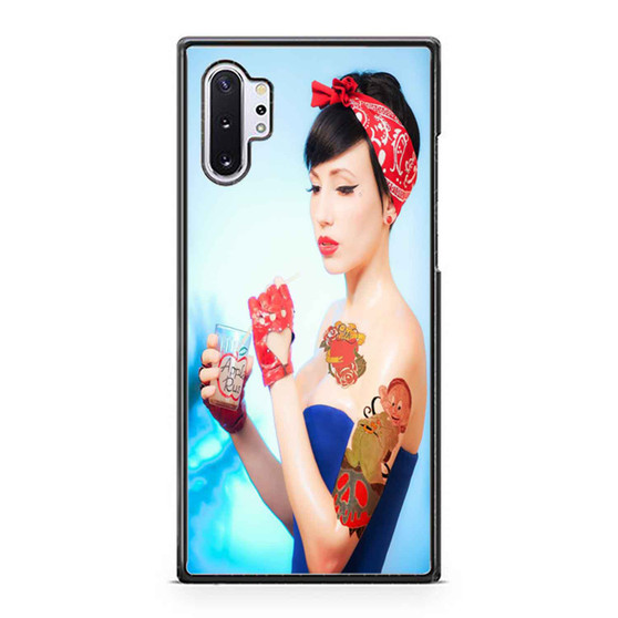 Snow White Princess Hipster Piercing Tattoo 2 Samsung Galaxy Note 10 / Note 10 Plus Case Cover