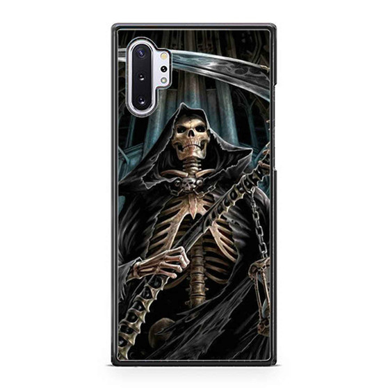 Skull And Grim Reaper Grim Reaper Skull Skeleton Samsung Galaxy Note 10 / Note 10 Plus Case Cover