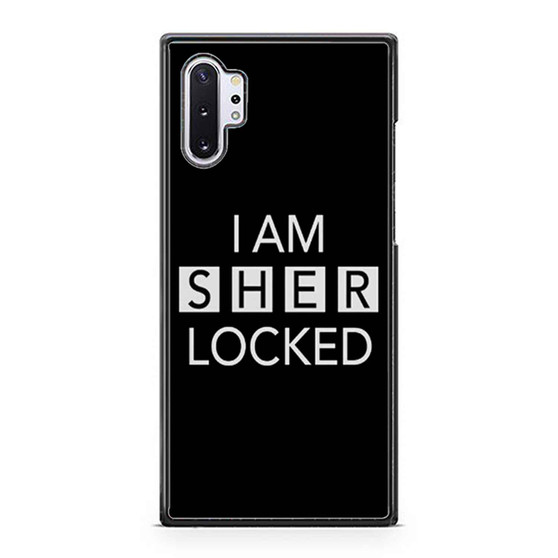 Sherlock Holmes I Am Sherlocked Tv Series Samsung Galaxy Note 10 / Note 10 Plus Case Cover