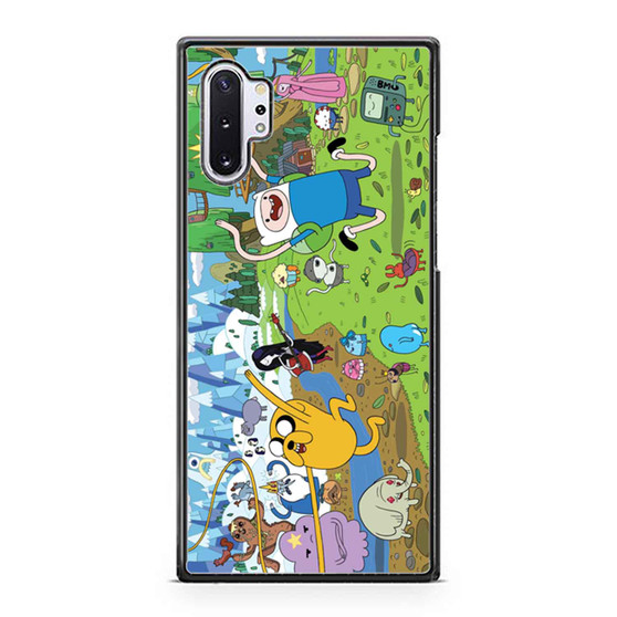 Adventure Time Jake And Finn Artwork Playing Samsung Galaxy Note 10 / Note 10 Plus Case Cover