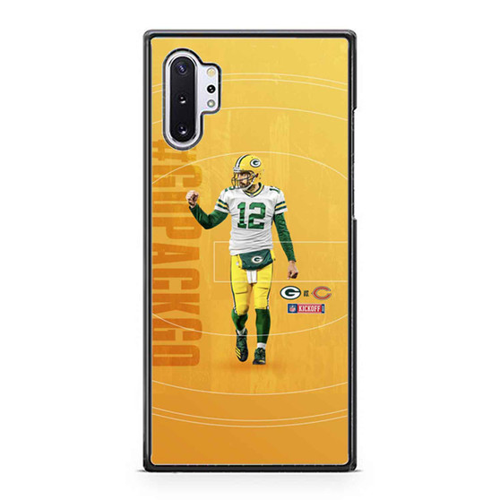 Aaron Rodgers Go Pack Go Samsung Galaxy Note 10 / Note 10 Plus Case Cover