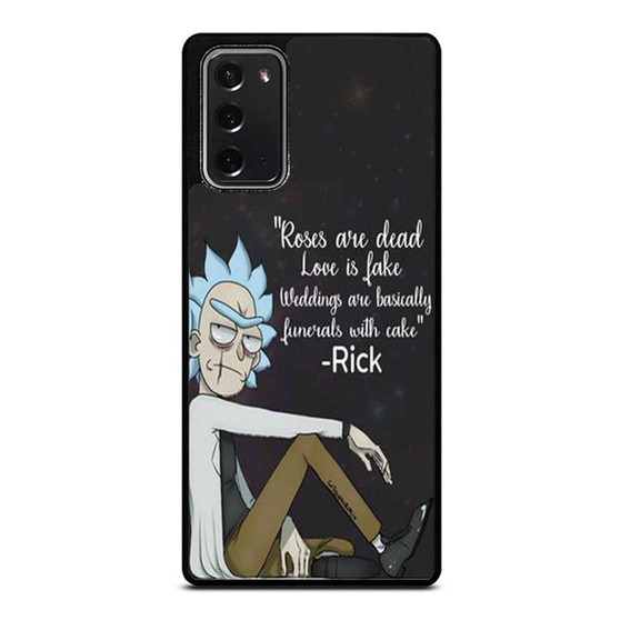 Quote Rick And Morty Samsung Galaxy Note 20 / Note 20 Ultra Case Cover