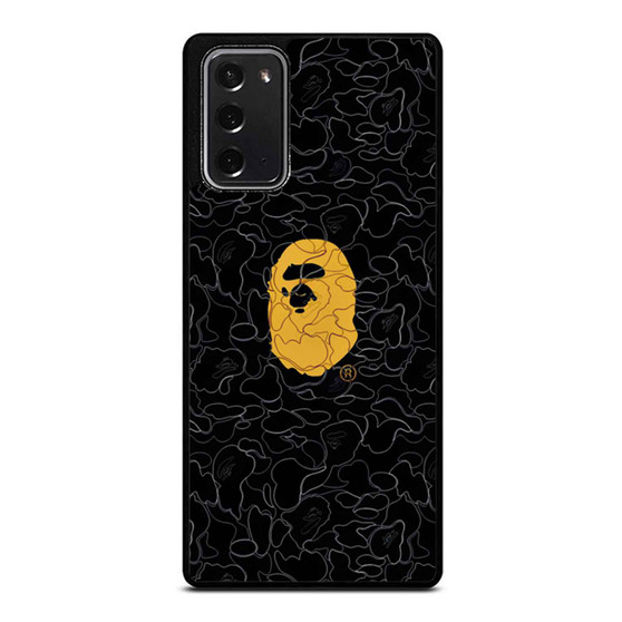 A Bathing Ape Black Samsung Galaxy Note 20 / Note 20 Ultra Case Cover