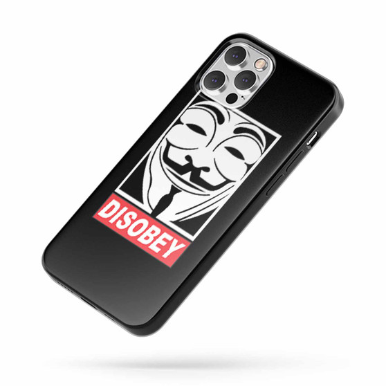 Anonymous Disobey V For Vendetta iPhone Case Cover