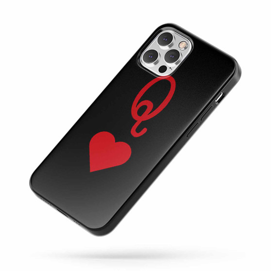 Queen Of Hearts Funny Poker iPhone Case Cover