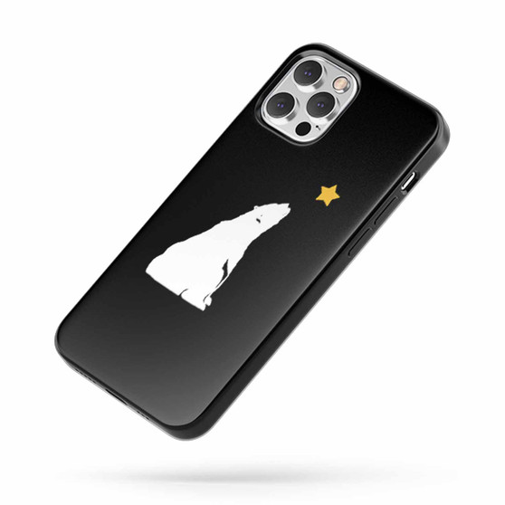 Stargazing Polar Bear Christmas iPhone Case Cover