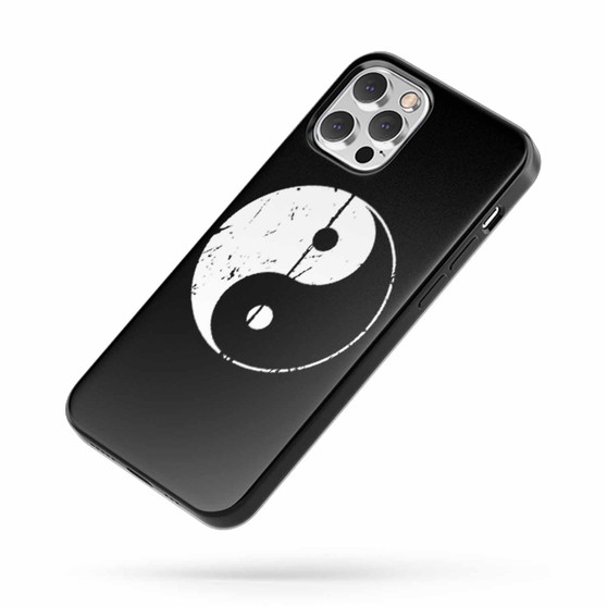 Yin And Yang Distressed Symbol iPhone Case Cover