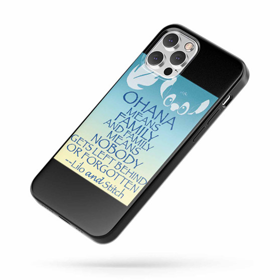 Lilo And Stitch Ohana Means Family Quote iPhone Case Cover