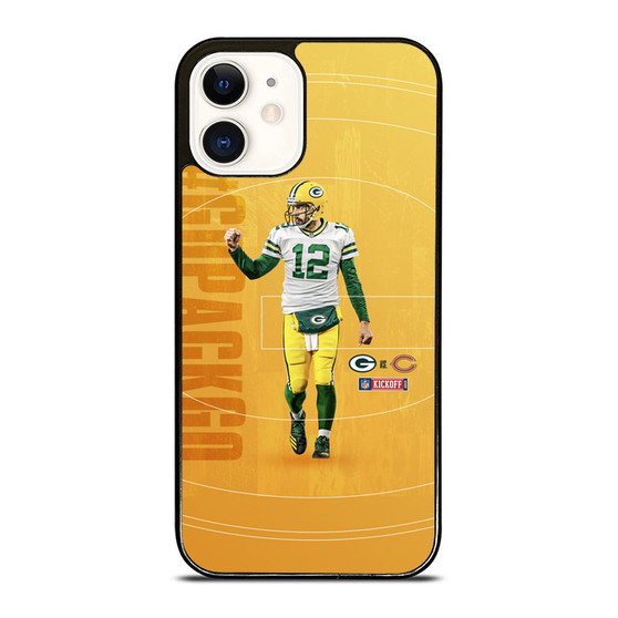 Aaron Rodgers Go Pack Go iPhone 12 Mini / 12 / 12 Pro / 12 Pro Max Case Cover