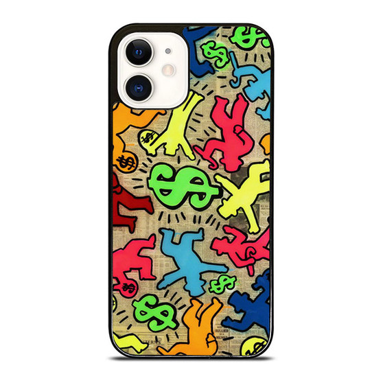 2020 Alec Monopoly Banksy High Quality Handpainted And Keith Haring iPhone 12 Mini / 12 / 12 Pro / 12 Pro Max Case Cover