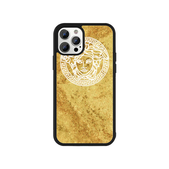 Versace Logo Gold Marble iPhone 13 / 13 Mini / 13 Pro / 13 Pro Max Case Cover
