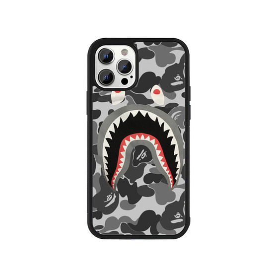 Shark Black Bape Camo iPhone 13 / 13 Mini / 13 Pro / 13 Pro Max Case Cover