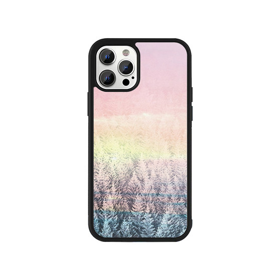 Pine Trees Rainbow iPhone 13 / 13 Mini / 13 Pro / 13 Pro Max Case Cover