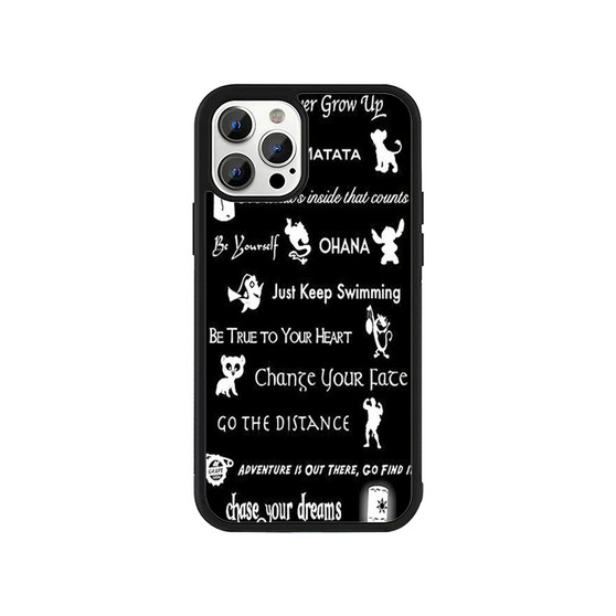 Disney Lessons Learned Mash Up iPhone 13 / 13 Mini / 13 Pro / 13 Pro Max Case Cover