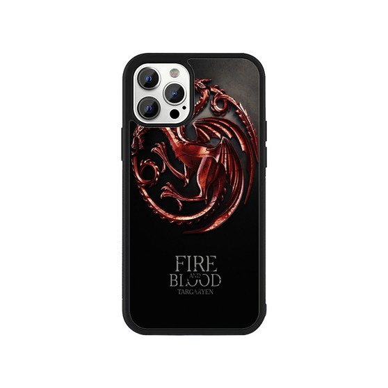 A Song Of Ice And Fire Fire And Blood Game Of Thrones House Targaryen Tv Series iPhone 13 / 13 Mini / 13 Pro / 13 Pro Max Case Cover