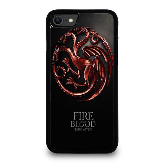 A Song Of Ice And Fire Fire And Blood Game Of Thrones House Targaryen Tv Series iPhone SE 2020 Case Cover