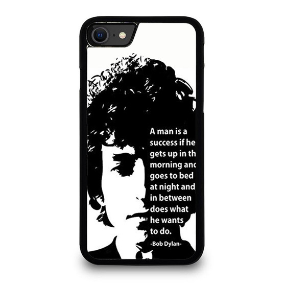 A Man Is A Success If The Gets Up In The Morning iPhone SE 2020 Case Cover