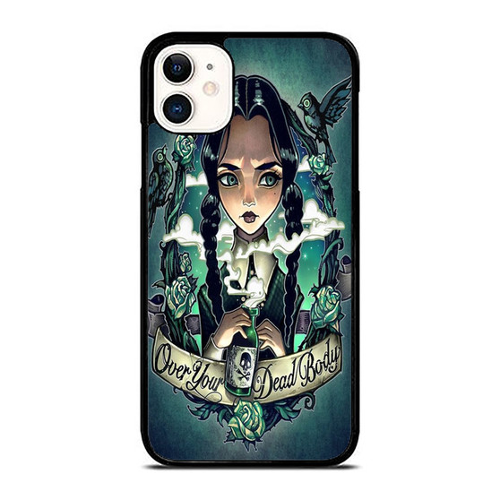 Wednesday Addams Family Princess Tattoo iPhone 11 / 11 Pro / 11 Pro Max Case Cover