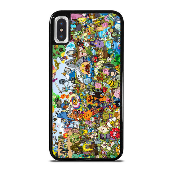 Adventure Time Cartoon All Character iPhone XR / X / XS / XS Max Case Cover