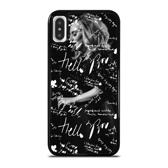 Adele Tour Confetti Black iPhone XR / X / XS / XS Max Case Cover