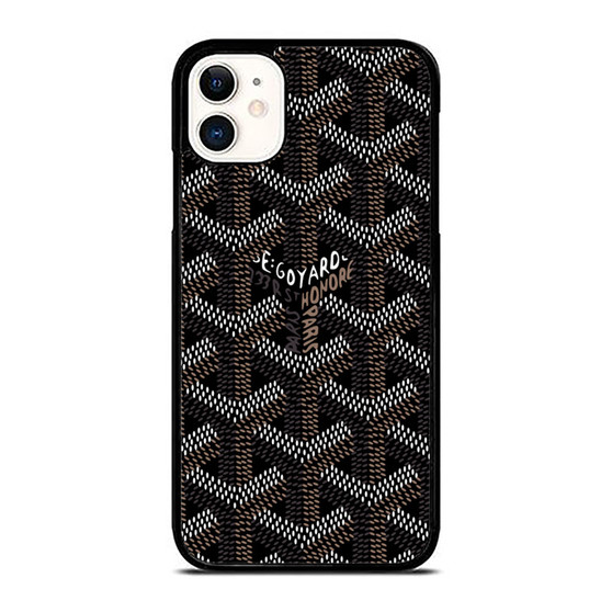 Goyard Black iPhone 11 / 11 Pro / 11 Pro Max Case Cover