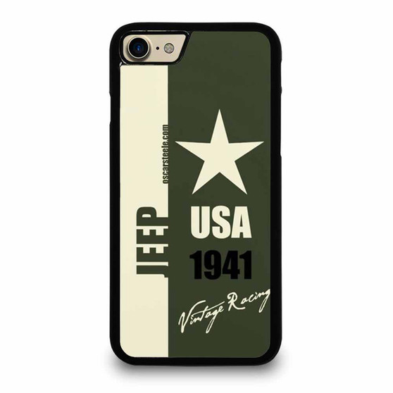 1941 Jeep Green Vintage Racing Series iPhone 7 / 7 Plus / 8 / 8 Plus Case Cover