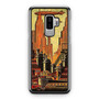 1920S Urban Deco Matchbook Cover With Trains Planes And Zeppelins Samsung Galaxy S9 / S9 Plus Case Cover