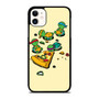 Adorable Cute Ninja Turtle iPhone 11 / 11 Pro / 11 Pro Max Case Cover