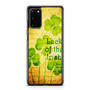 Luck Of The Irish Green Shamrock Vintage Letter Style Samsung Galaxy S20 / S20 Fe / S20 Plus / S20 Ultra Case Cover