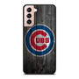 Chicago Cubs Wood Art Samsung Galaxy S21 / S21 Plus / S21 Ultra Case Cover