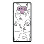 Abstract Minimal Face Line Art Samsung Galaxy Note 9 Case Cover
