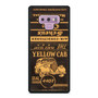 A Vintage Yellow Cab Matchbook Cover With A Vintage Yellow Cab Samsung Galaxy Note 9 Case Cover