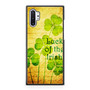 Luck Of The Irish Green Shamrock Vintage Letter Style Samsung Galaxy Note 10 / Note 10 Plus Case Cover