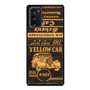 A Vintage Yellow Cab Matchbook Cover With A Vintage Yellow Cab Samsung Galaxy Note 20 / Note 20 Ultra Case Cover