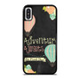 Adventure Awaits Go Find It Quote Chalkboard Hot Air Balloon Flower Chalk Travel iPhone XR / X / XS / XS Max Case Cover