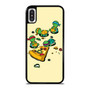 Adorable Cute Ninja Turtle iPhone XR / X / XS / XS Max Case Cover