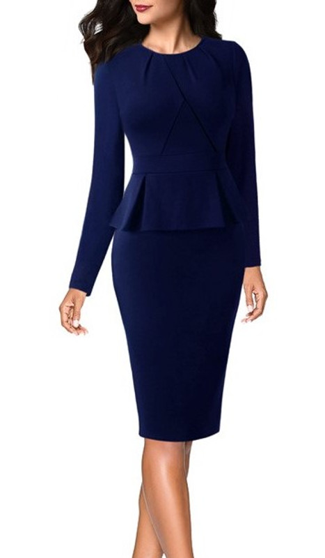 Peplum sheath dress Clearance