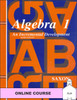 Algebra 1 Online Course